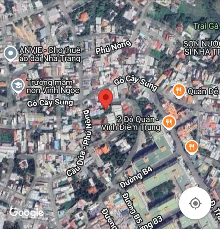 Bán đất thổ cư Phú Nông xã Vĩnh Ngọc Tp Nha Trang.  Khu dân sinh, gần khu ĐT Vĩnh Điềm Trung.