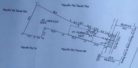 Bán đất 1488.9m² ngang 12,5m giá 26.5 tỷ tại Phường Hiệp An 0815422197