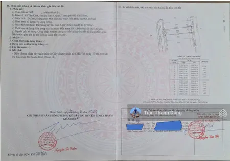 Bán đất tại bông văn dĩa, tân kiên, bình chánh, hcm giá cực chất 4,8 tỷ, 124m2 thương lượng nhẹ