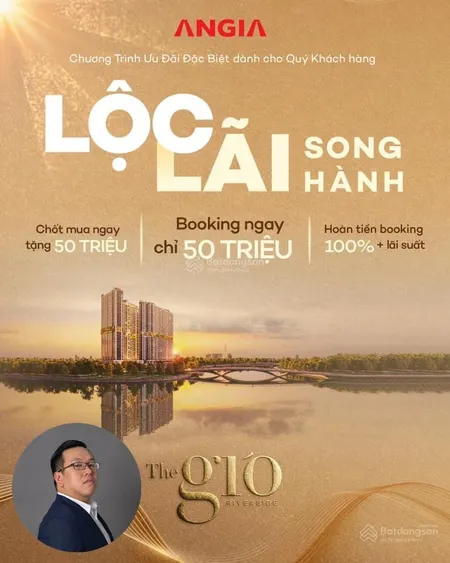 Căn hộ view sông the gió giá chỉ 1 tỷ 6 một căn, chiết khấu đến 26%, vay không gốc lãi trong 5 năm
