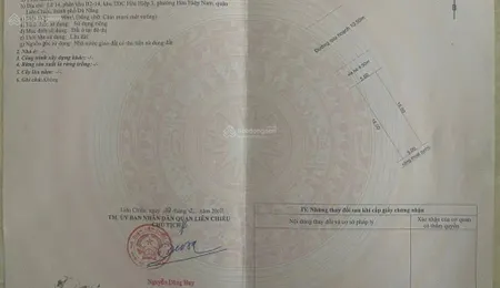 Bán đất đường 10.5m khu tái định cư hoà hiệp 3, hoà khánh, liên chiểu. đà nẵng giá rẻ