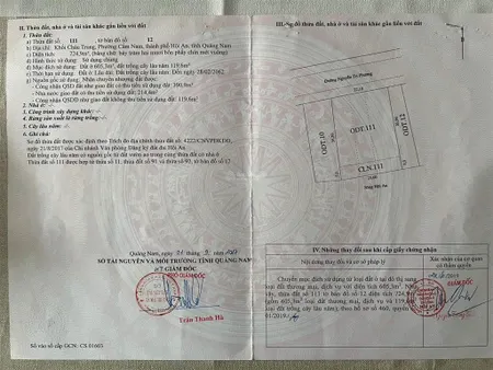 Chính chủ cần bán đất hội an xây khách sạn 724,9m2 view sông, sẵn thiết kế ks 30 phòng, giá tốt