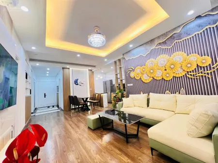 Bán căn hộ tại riverside garden,giá 6,8 tỷ, 82m2, 3pn, 2wcfull nội thấttầng trung