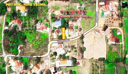 Chính chủ tách lô bán lô đất vuống vắn tại ninh trung (xã hòa trí) giá chỉ 350tr