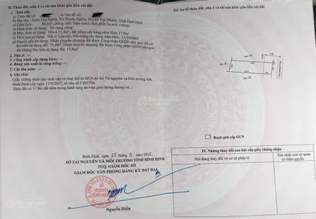 Cần bán lô phước nghĩa, tuy phước ô tô đến tận nơi giá rẻ, chỉ 530tr
