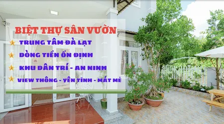 Đà Lạt: Biệt Thự Dòng Tiền - Tiện Nghi Trung Tâm!