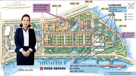 Bán nhanh căn hộ 2pn căn hộ vinhomes golden river vin bason sổ hồng giá bán từ 12 tỷ