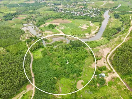 Bán 20000m2 đất có sẵn 1000m2 thổ cư và vườn bưởi da xanh cho thu nhập cao ô tô tận nơi có suối
