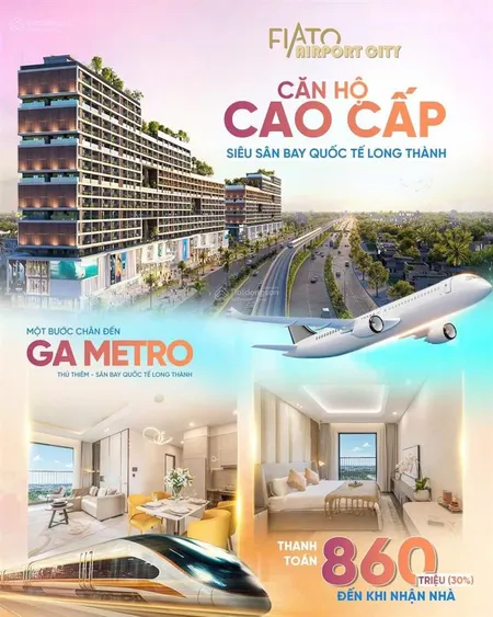 Sở hữu ngay căn hộ 2pn fiato airport cơ hội an cư & đầu tư, không gian sống đẳng cấp gần sân bay