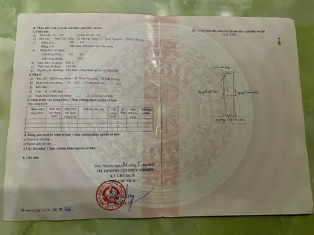 Bán đất 198m² ngang 5,6m giá 4.8 tỷ tại Dương Quan Thuỷ Nguyên. liên hệ 0362558882