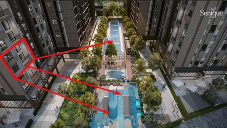 Hàng vvip senique duplex se2 133,5m2 chỉ 74tr/m2, full ck 12%, bao trọn hồ bơi mát mẻ nhỉnh 9 tỷ