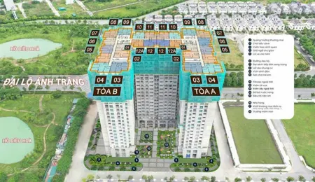 Duy nhất! căn hộ 2 ngủ 66m2 cao cấp chỉ 4.3 tỷ tại chung cư moonlight1 an lạc green symphony