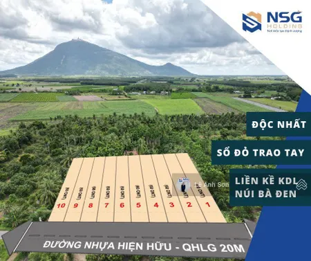 Chính chủ cần bán 1 lô tại khu du lịch núi bà đen. suối đá, dương minh châu tây ninh 0985 901 ***