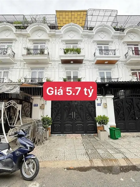 Bán gấp biệt thự tại tô ngọc vân, 5,7 tỷ, 66,4 m2, q12, hcm
