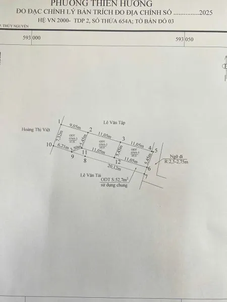 Bán đất 65m² ngang 5,5m giá 950 triệu tại Thiên Hương Thuỷ Nguyên. liên hệ 0362558882