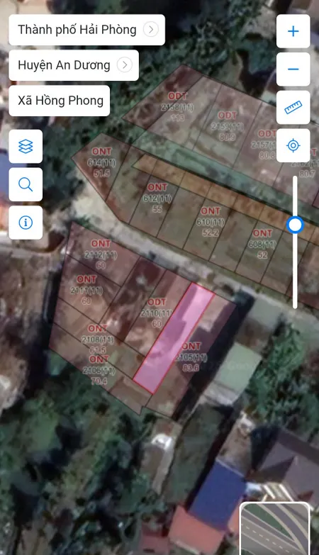 Bán đất 72,5m² ngang 4m giá 1.25 tỷ tại Hồng Phong An Dương. liên hệ 0362558882