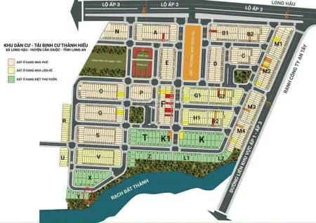 Bán nền phân lô 100m2 view công viên khu vui chơi giải trí trường học tttm giá 2,5tỷ kdc thành hiếu