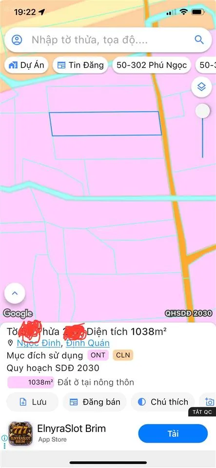 Bán lô đát ở tại nông thôn đất có sẵn 100m2 thổ cư,cách qlo 20 khoảng 800m,giá rẽ đầu tư sinh lời,