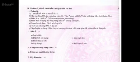 Bán đất khu công nghiêp, trục chính liên thông xã phường, 150m2, đất thổ cư, 14,5 triệu / m2