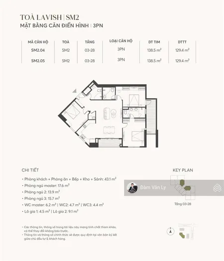 Bán căn 3pn 2wc view tiện ích cảnh quan nội khu, chiết khấu lên đến 760tr, tặng 2 năm phí dịch vụ