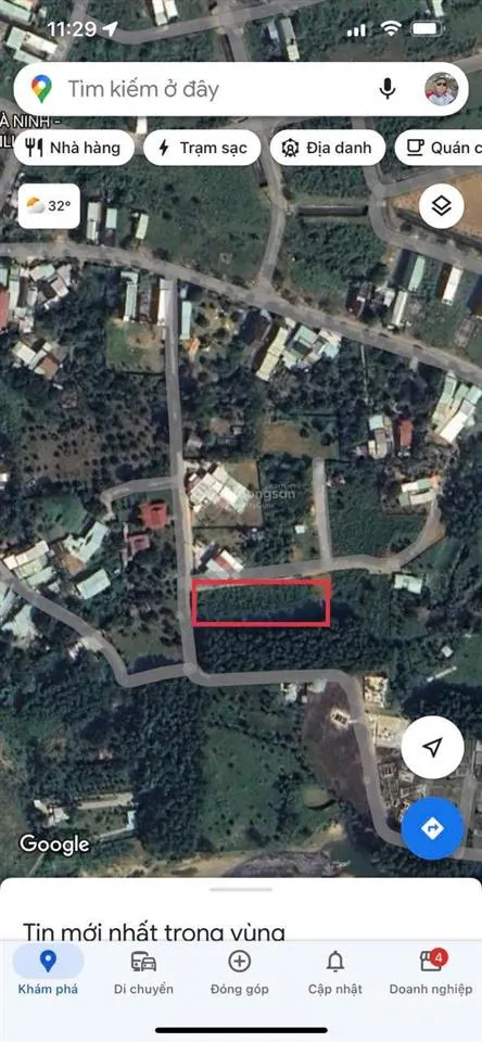 Bán 1078 m2 đất vườn hoà ninh có 200m2 đất ở gần khu du lịch bà nà