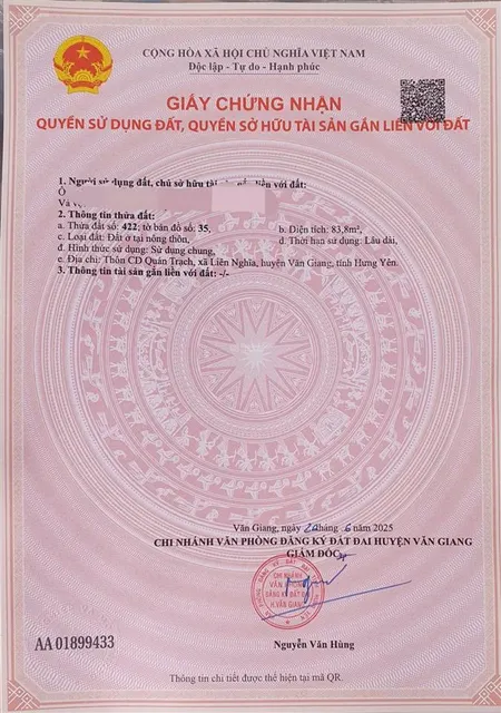 Đất liên nghĩa văn giang gần vành đai 4,