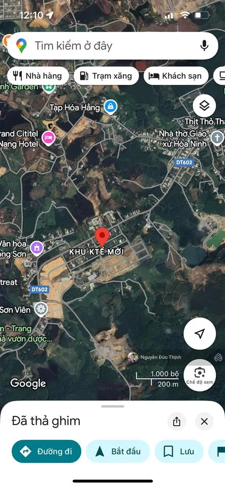Bán đất tái định cư hòa ninh 2, đường 7,5m, dt 117 m2