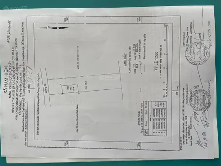 450m2 co thổ cư ngay kcn hàm kiệm và ubnd hàm kiệm, tiện ích dân cư bán kính 1km, giá ngợp 1.6tỷ