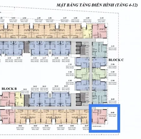 Căn hộ chung cư 2 phòng ngủ 2wc, căn góc đẹp