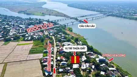 Còn 1 lô đất duy nhất đường hoàng sa, duy phước, giá tốt 7xx, 187 m2, view đẹp, đường thông ra sông