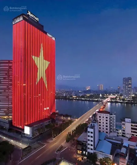 Mlandmart đà nẵng đẳng cấp sống sang/full nội thất cc, sổ lâu dài, giá tốt từ cđt marriott ck13%
