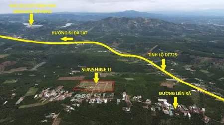 Đất Lộc Ngãi Bảo Lâm 1,5 TỶ/394m2(78m2 TC) cách DT 725 1km