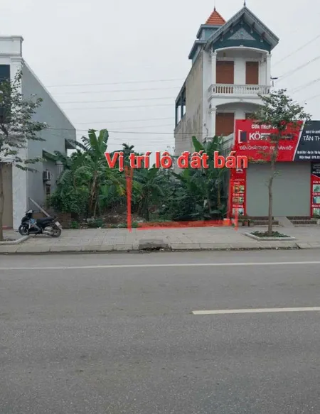 Bán lô đất đẹp tại Ngũ Lão Thủy Nguyên dt 100 ngang 5 giá 4tỷ xx lh 0382341632 em Liên