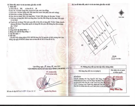 Kẹt tiền cần bán gấp lô đất ở ql 20 450m2 giá 500 triệu có 75m2 tc. 0796 101 ***