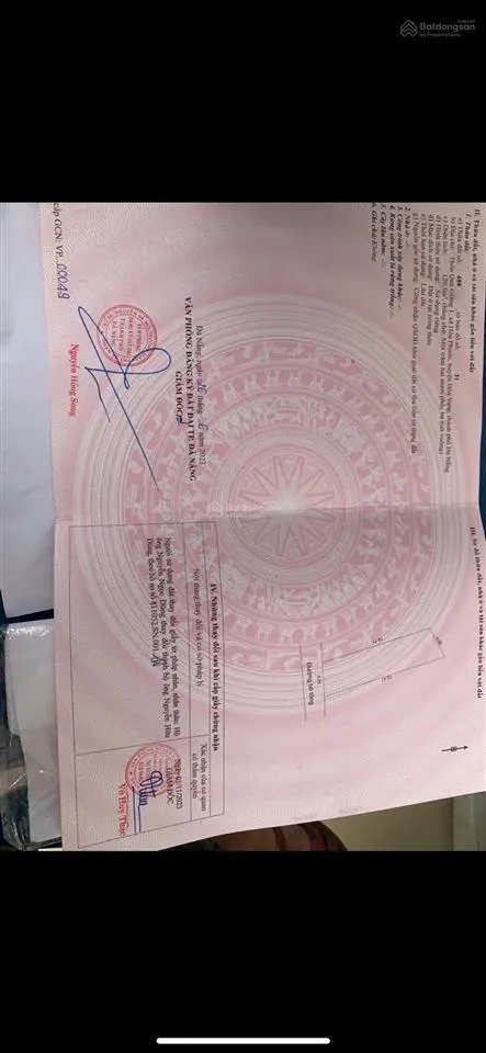 Bán lô đất đường bê tông 5m thôn quá giáng 1 hoà phước hoà xuân