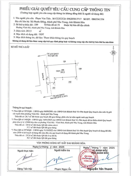 Bán lô đất hẻm 2 oto đường đặng tất cách biển chỉ 400m giá chỉ 75tr/m