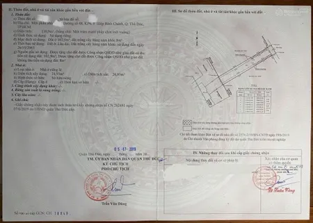 Bán lô đất giá đầu tư 110m2 đ. số 48 đường xe hơi, p. hiệp bình chánh, tp. thủ đức shr