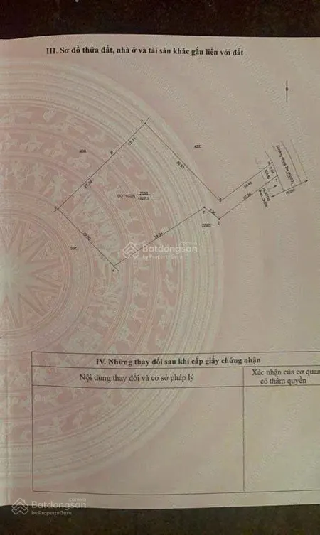 Bán đất phường tân định, bến cát, 1627m2