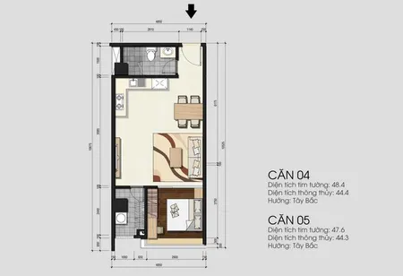 Bán gấp căn hộ 1 phòng ngủ monarchy, view trực diện sông hàn đã có sổ