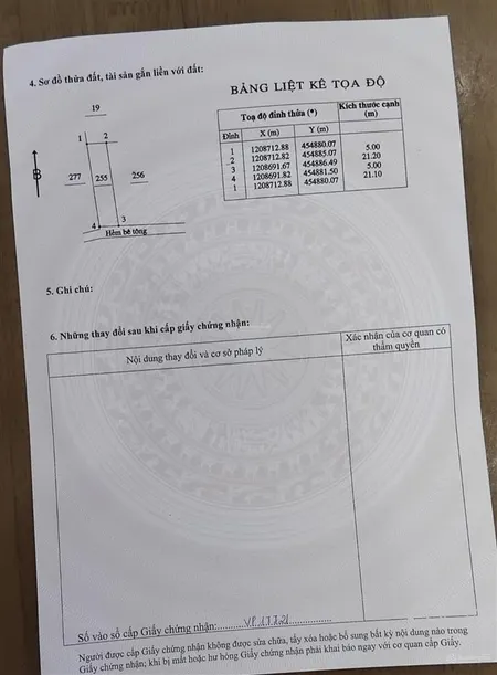 Bán 105.8m2 đất thổ cư trung tâm tp phan thiết giá chỉ 1,350 tỷ (phường bình thuận lâm đồng mới)