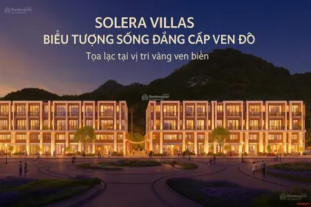 Solera quy nhơnshophouse mặt tiền đại lộ long vân lm rộng 42m tại vòng xoay hùng vương sổ lâu dài