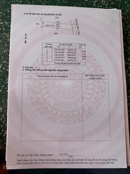 Bấn gấp lô lộc ninh, bình phước diện tích 5x 29 giá chỉ 2xx 0979 913 ***