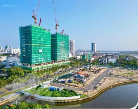 Shophouse 3 tầng mặt tiền trần hưng đạo cách cầu rồng 300m sun ponte đà nẵng