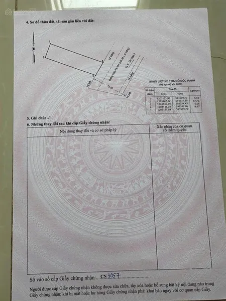 Bán đất tại tân xuân 3, xã tân xuân, hóc môn, 5,2 tỷ, 100m2 hàng hiếm