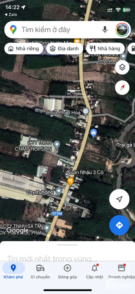 Bán nhà xưởng đang cho thuê tháng 370tr sx viên nén xk,mt đt748 giá rẽ (Tin Hết Hạn)