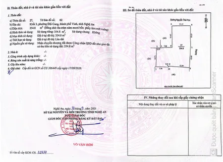 CHÍNH CHỦ BÁN ĐẤT VIP MẶT ĐƯỜNG NGUYỄN THÁI HỌC, TP VINH