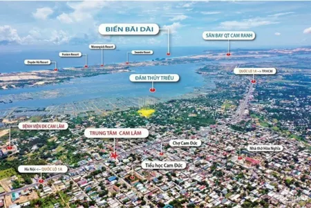Bán đất Đinh Tiên Hoàng nối dài Bãi Dài, Cam Lâm, Khánh Hoà, 4tr/m2. (Tin Hết Hạn)