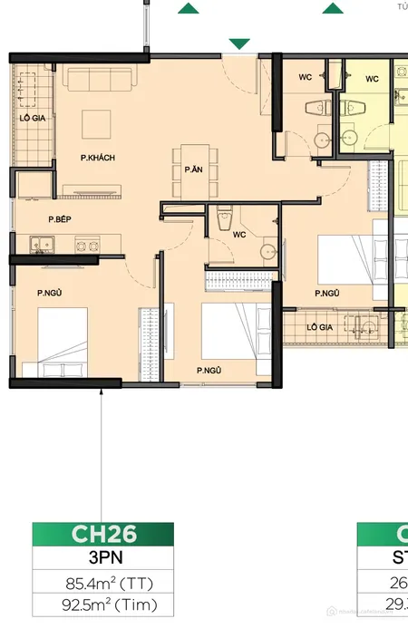 Căn 3Pn+ 92m2 rẻ 4,6 tỷ, Origami du an can ho vincity quan 9, Lh 0378.287.493 (Tin Hết Hạn)