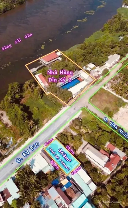 Bán đất mặt tiền Sông Sài Gòn đường nhựa 18m cực đẹp (Tin Hết Hạn)