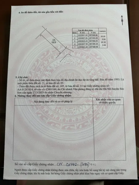 Bán đất 100m² ngang 5m giá 2.7 tỷ tại Xã Phù Linh Huyện Sóc Sơn